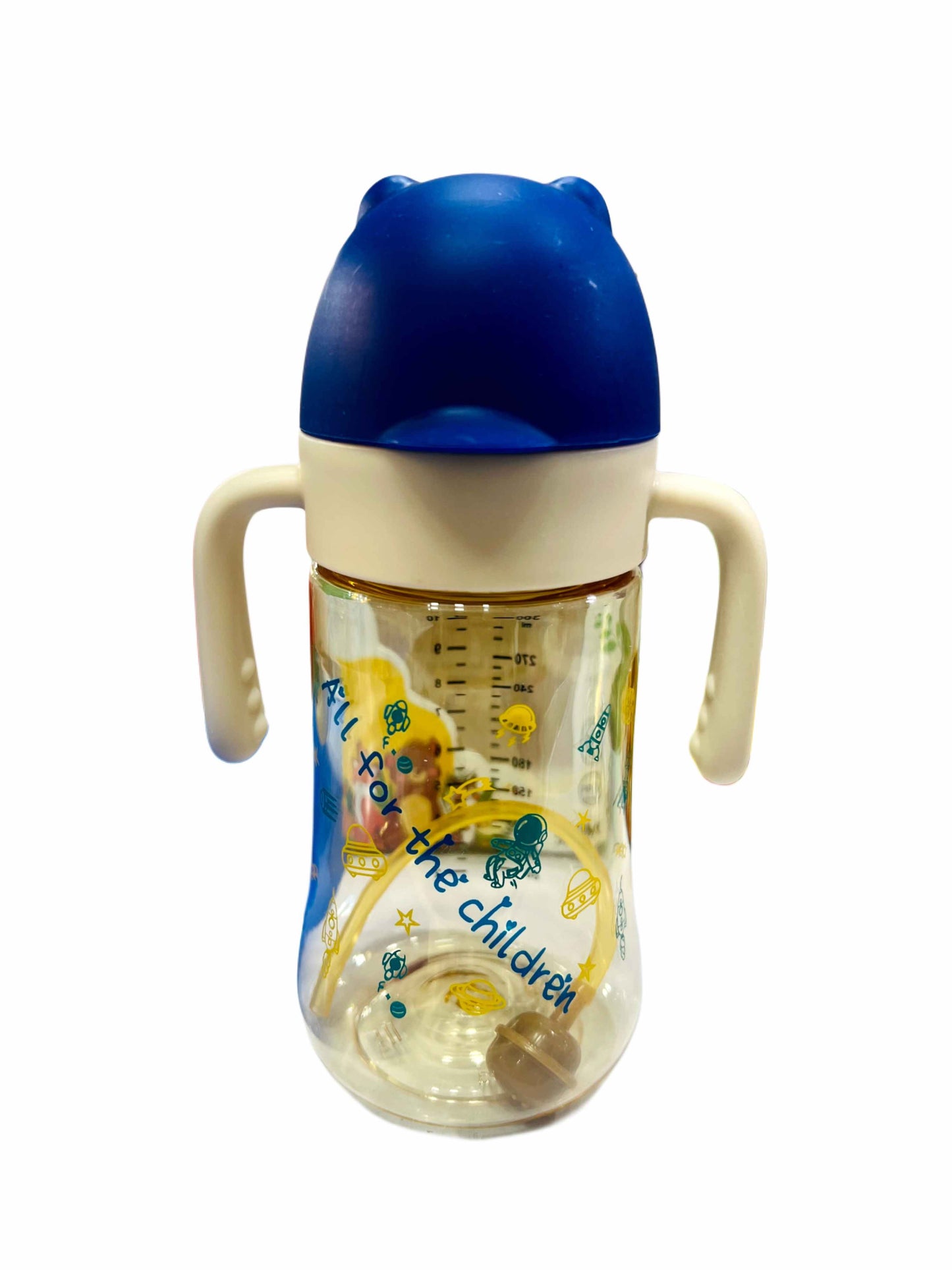 Teddy Glass Baby Feeder – 290ml BPA Free