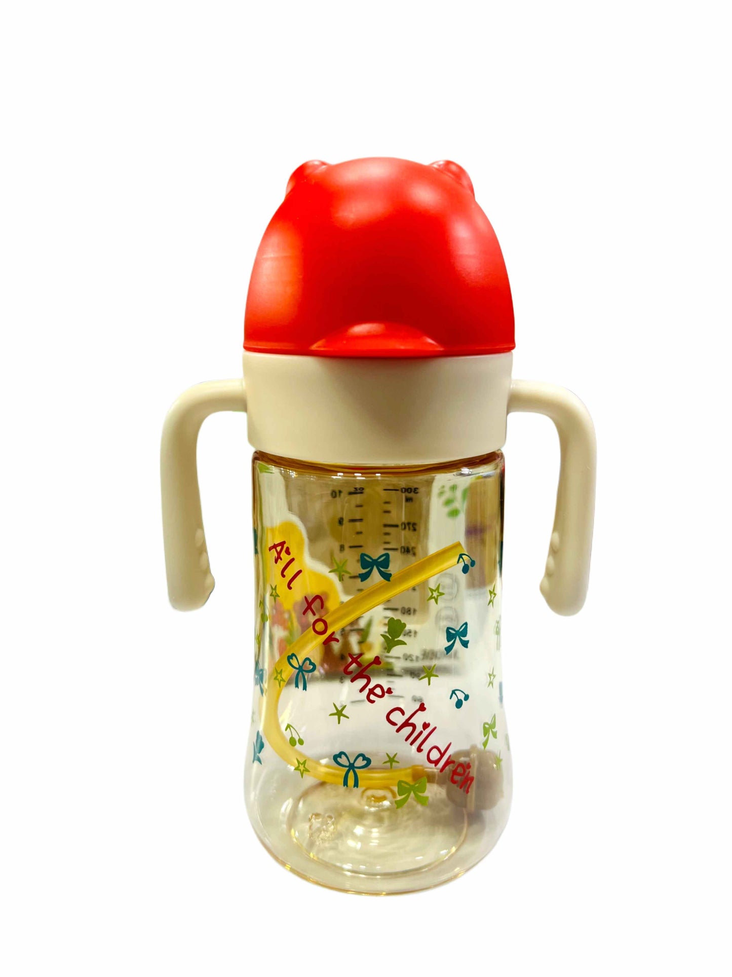 Teddy Glass Baby Feeder – 290ml BPA Free